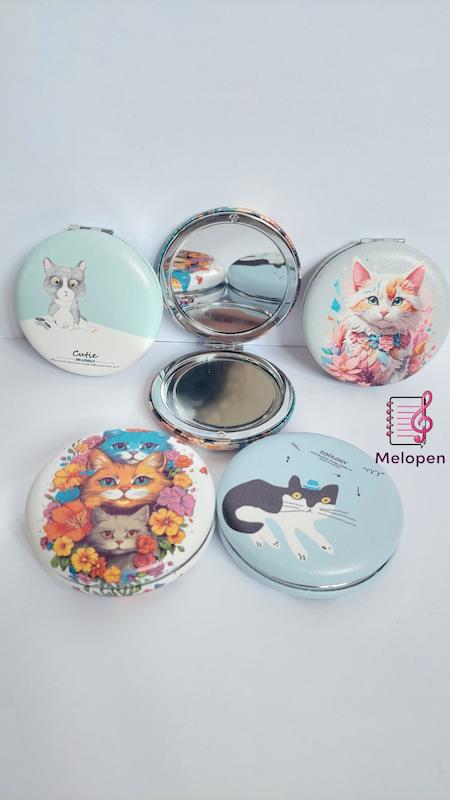 آینه جیبی طرح گربه