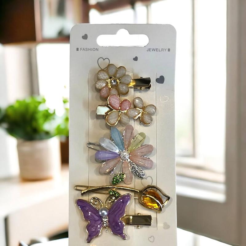 گیره مو کریستالی 