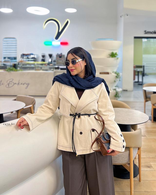 ترنچ کت جین نچرال