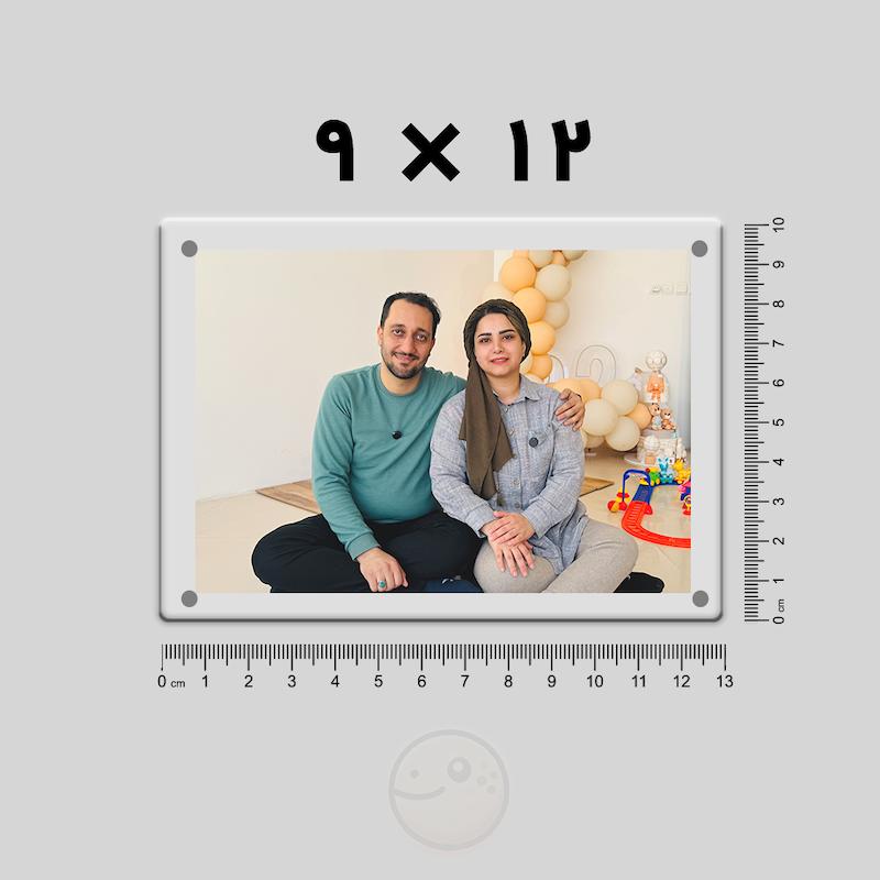 قاب عکس شیشه ای 12 × 9