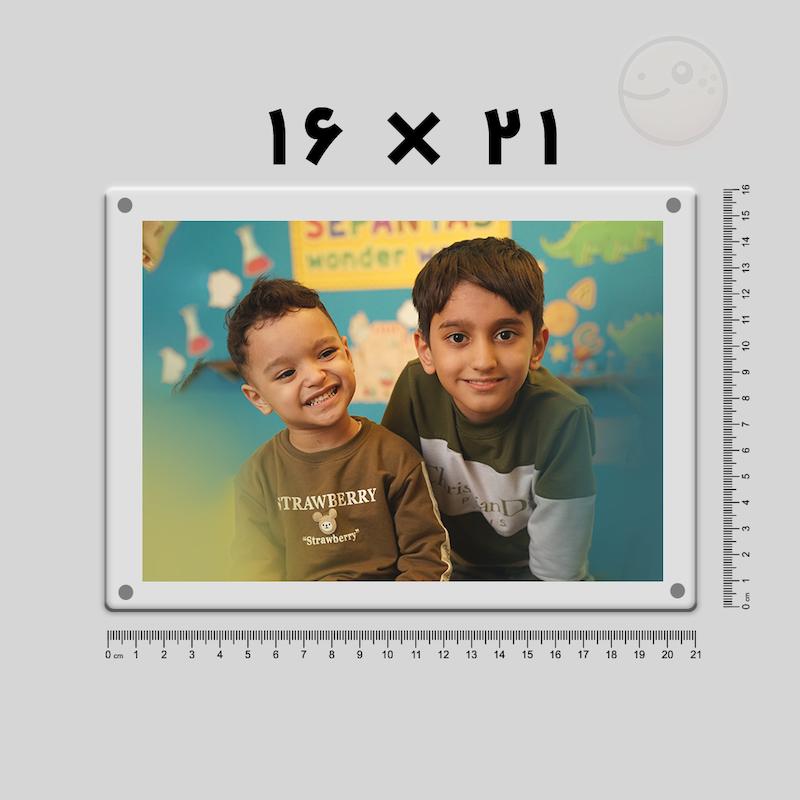 قاب عکس شیشه ای ۱۶ در ۲۱