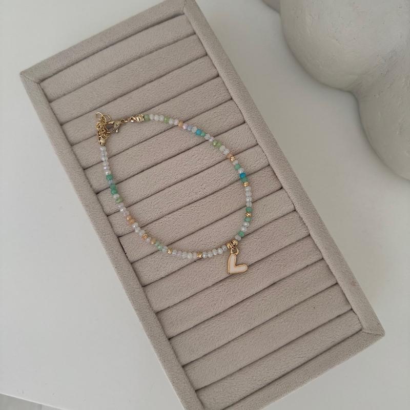 پابندسبز با آویز قلب