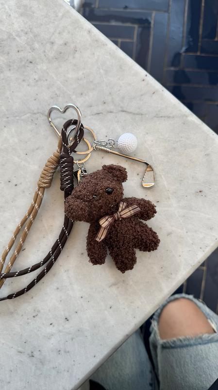 چارم بگ تدی قهوه ای 