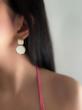 گوشواره مربع دایره ای 