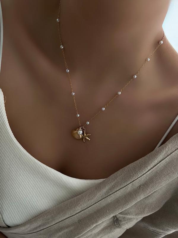 گردنبند ستاره و صدف