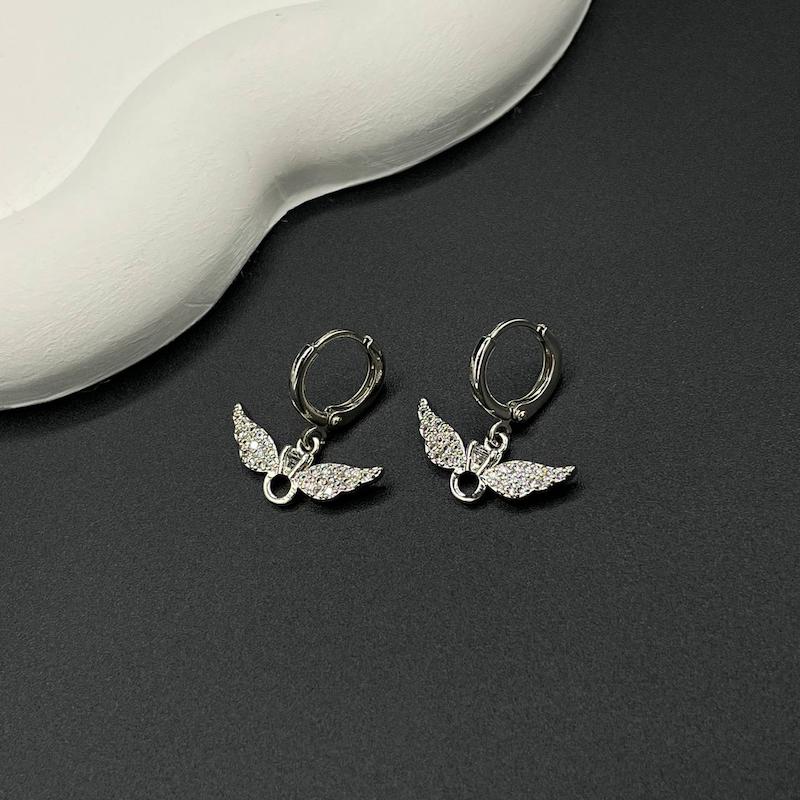 گوشواره بال نقره‌ای