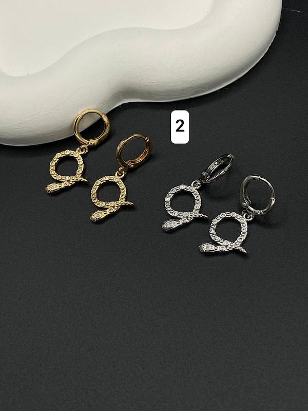 گوشواره طرح مار