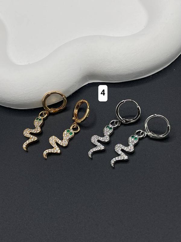 گوشواره طرح مار