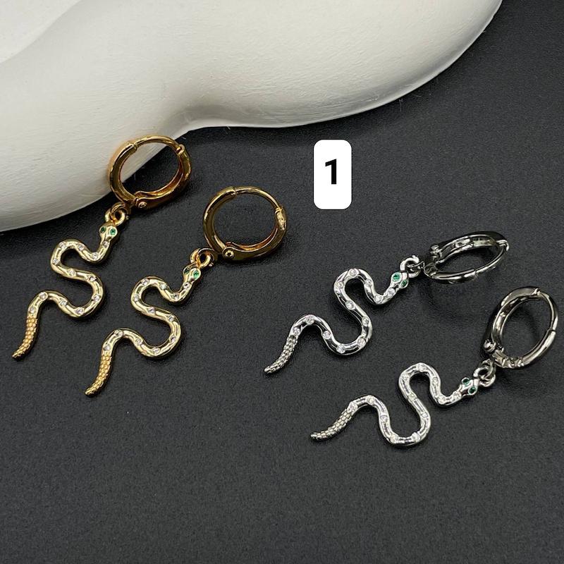 گوشواره طرح مار