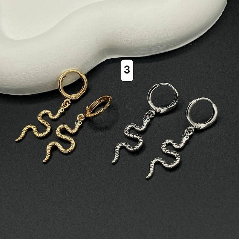 گوشواره طرح مار