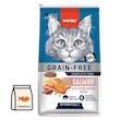 غذای خشک گربه بالغ ونپی بدون غلات با طعم سالمون | Wanpy Grain Free Adult Cat Salmon بسته بندی میوتن
