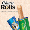 تشویقی رولی گربه اینابا چورو رولز با طعم مرغ، تن ماهی و صدف 4 عددی naba Churu Rolls Chicken Wrap Tuna with Scallop Recipe