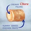 تشویقی نرم گربه اینابا چورو بایتس با طعم مرغ، تن ماهی و سالمون 3 عددی  Inaba Churu Bites Chicken Wraps Tuna with Salmon Recipe