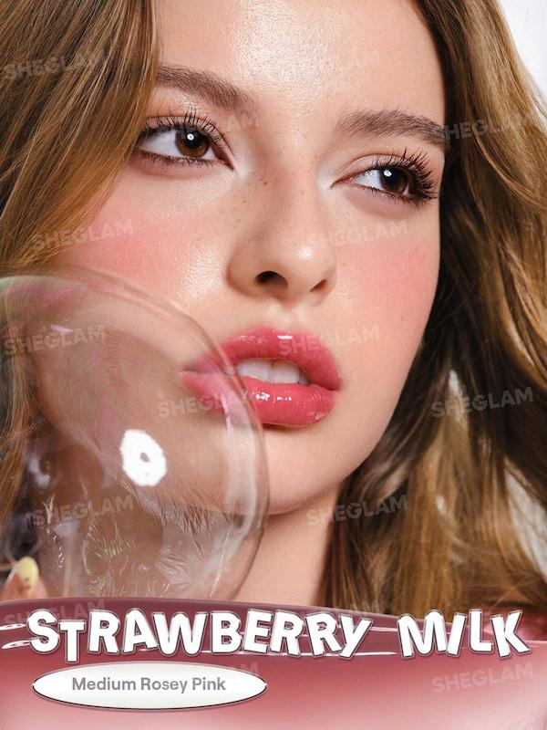 لیپ گلاس 12 ساعته شیگلم رنگ Strawberry Milk