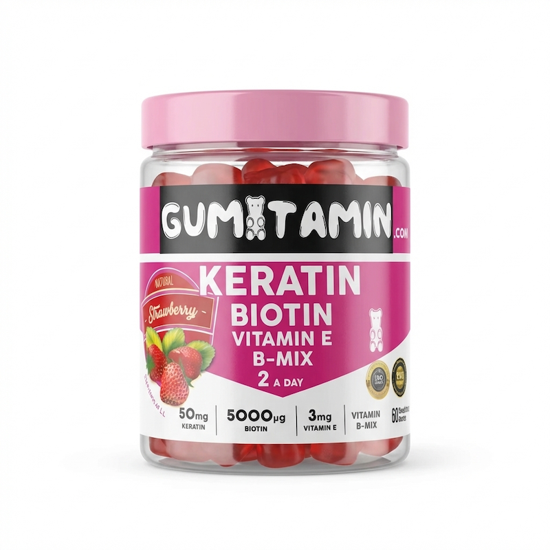 پاستیل ویتامین مو 60 عددی GumiTamin