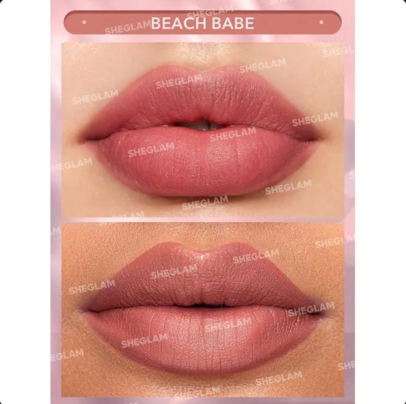 رژلب جامد شیگلم رنگ Beach babe مدل استارلایت