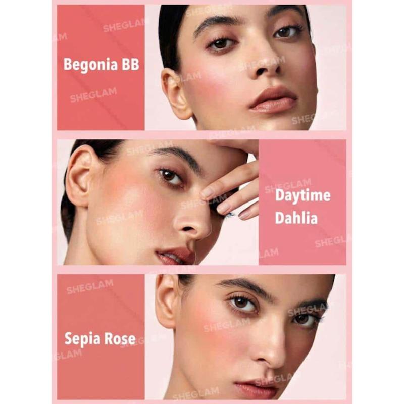 پالت رژگونه 6 رنگ شیگلم Multi Color مدل فلورال فلش