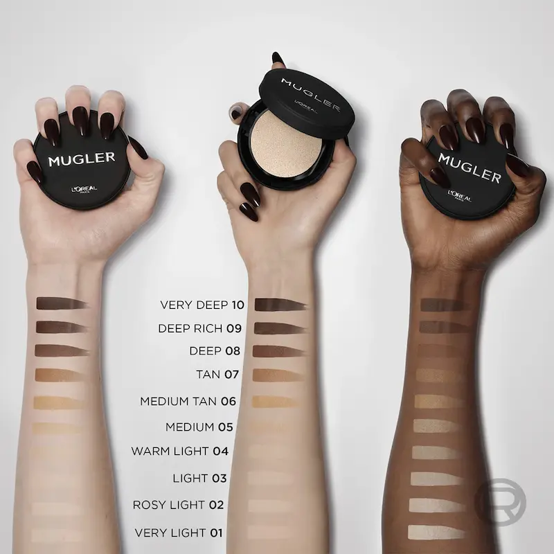 کوشن لیمیتید ادیشن L’Oreal مدل mugler رنگ light 3