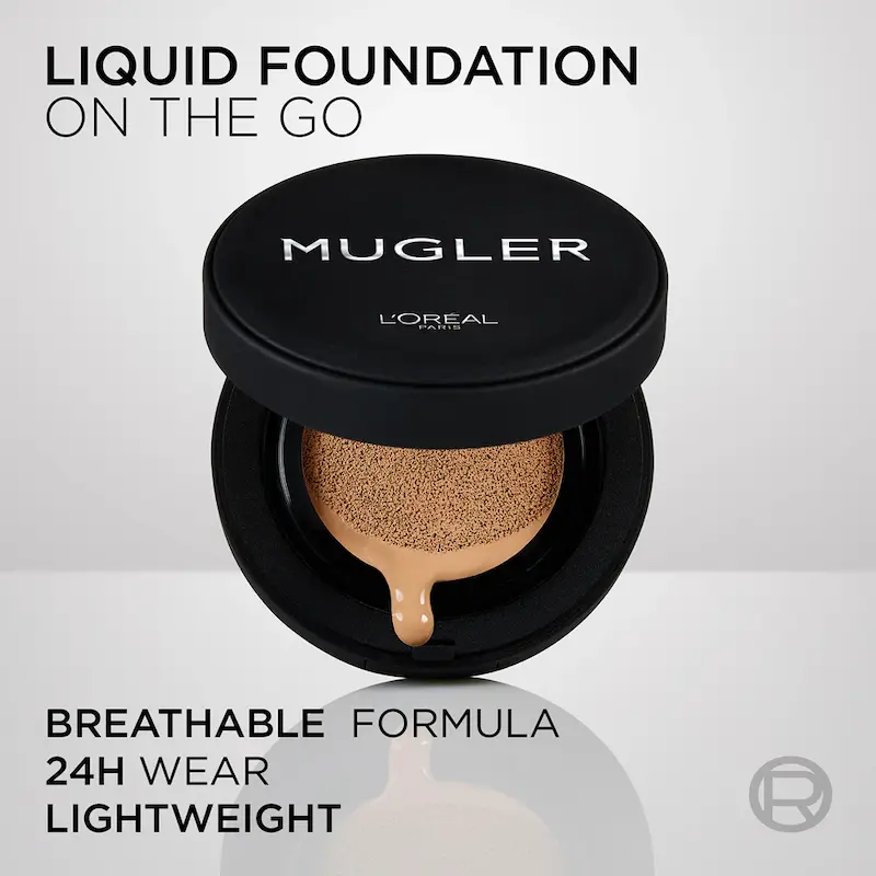 کوشن لیمیتید ادیشن L’Oreal مدل mugler رنگ light 3