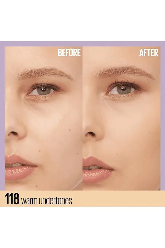 کرم پودر شماره 118 لومی مات Maybelline