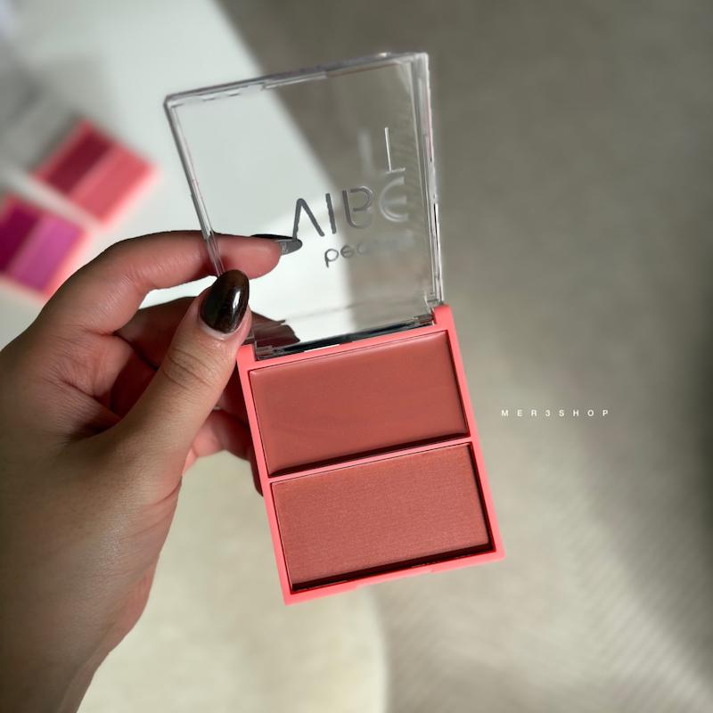 رژگونه دو تایی BEAULIS رنگ peachy glow