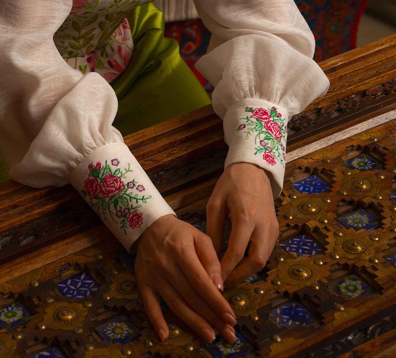 شومیز گل