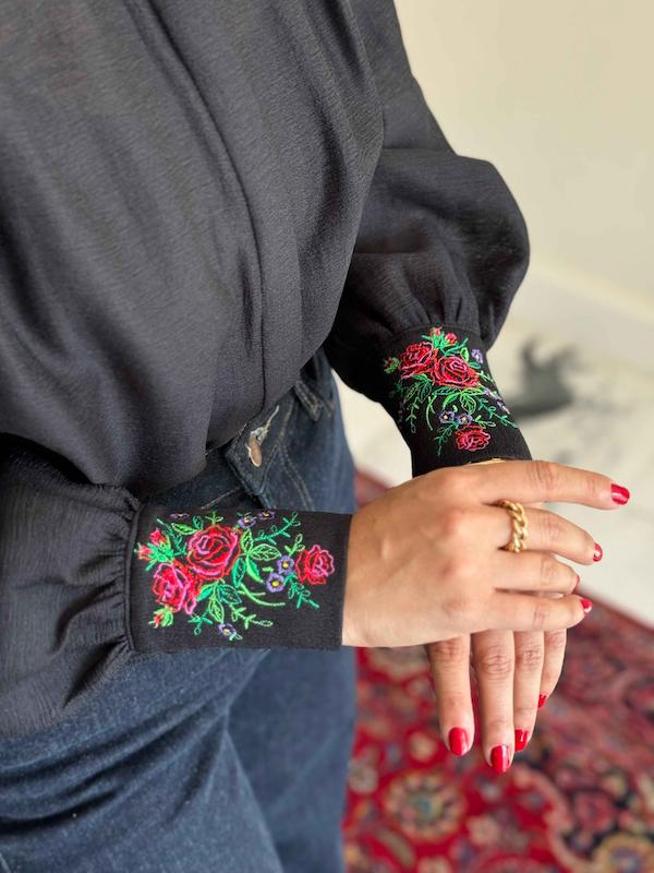 شومیز گل
