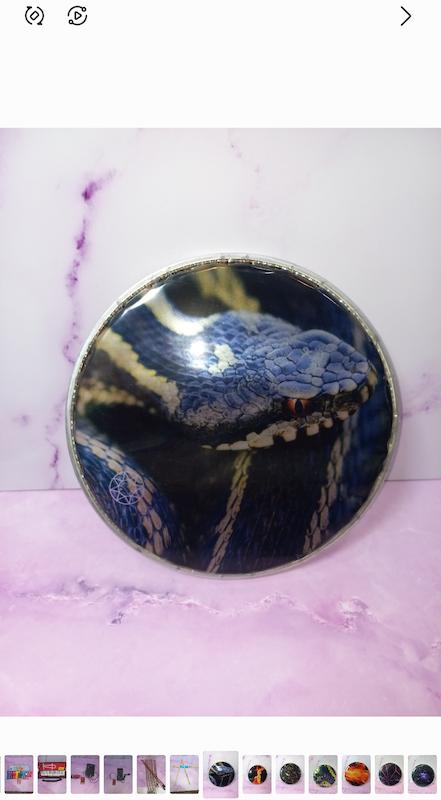 طلق داربوکا پژواک طرح دار