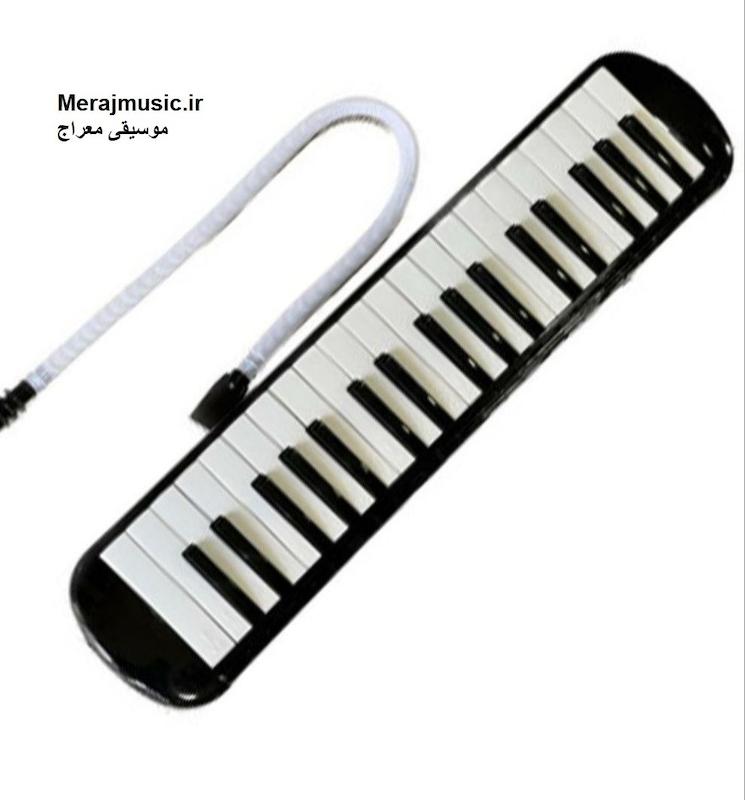 ملودیکا سوان ۳۷ کلید بهمراه کیف چمدانی . قمیش و شلنگ 