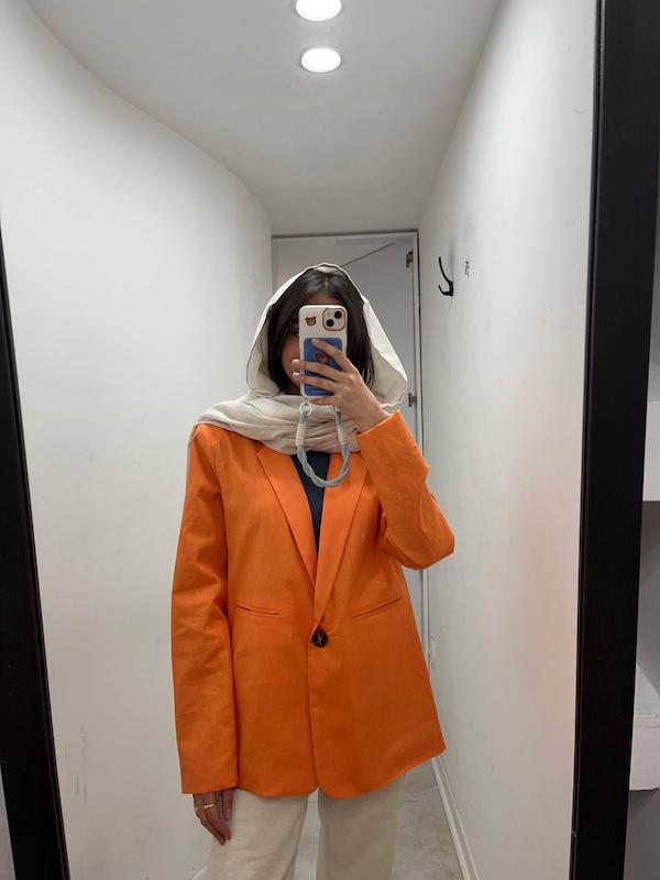 کت لینن تابستانه