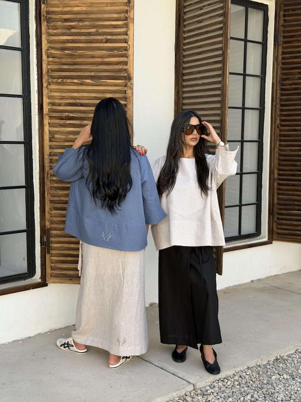 شومیز مدل مروا آبی