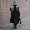 پالتو بلند فوتر مشکی