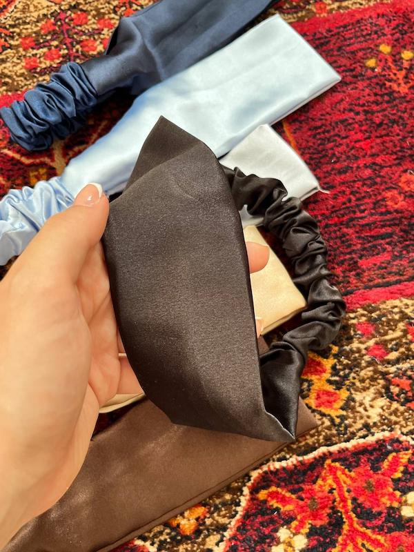 هدبند ساتن پک ۱۲ تایی