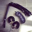 ست ۳ تکه شلاق و چشم‌بند فانتزی