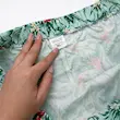 شورتک ساحلی زنانه طرح استوایی جیب‌دار بیگ سایز