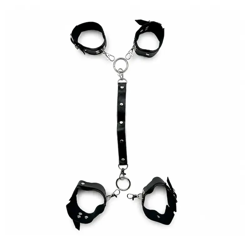 گارتر چرمی مدل Noir Chain