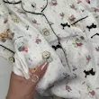 ست بلوز شلوار نخی عروسکی طرح خرسی و سگ