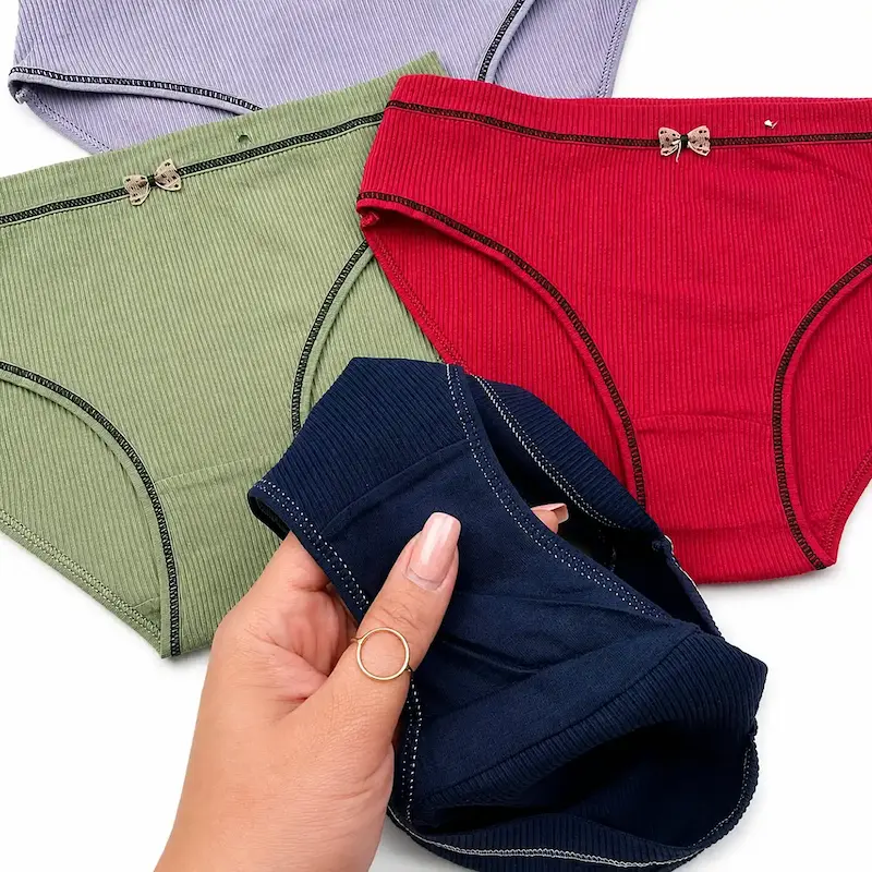 شورت زنانه نخ پنبه کبریتی ضد حساسیت سایز XL