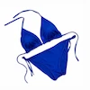 بیکینی دو تیکه آبی کاربنی 