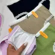 شورت زنانه کبریتی نخ پنبه لبه گیپوری  وارداتی