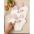 شورت عروسکی دخترانه نخی طرح خرگوش پاپیونی
