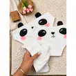 شورت عروسکی دخترانه نخی طرح پاندا 