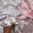 لباس راحتی زنانه، لباس خواب فانتزی، ست ساتن زنانه