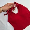 نیم تنه کراپ کبریتی زنانه بند چندحالته
