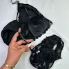 ست گیپوری فانتزی هارنس دار مشکی