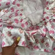 تاپ شورتک ساتن بیگ سایز  خرس گلدار