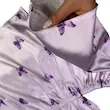 ست لباس خواب ساتن زنانه فانتزی  طرح پروانه