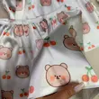 ست لباس خواب ساتن زنانه فانتزی 5758  خرس و آلبالو
