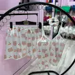 ست لباس خواب ساتن زنانه فانتزی 5758  خرس و آلبالو