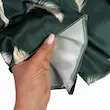 ست لباس خواب ساتن زنانه فانتزی 5757 طرح پر سبز